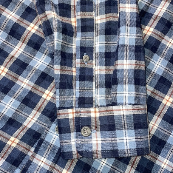 Eddie Bauer men’s flannel button down size large - Picture 3 of 7